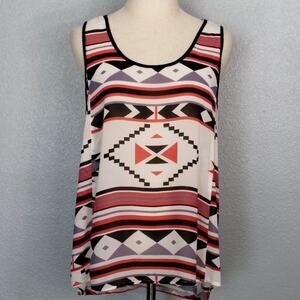 Miss Chievous Pretty Sleeveless Tank Blouse Size M